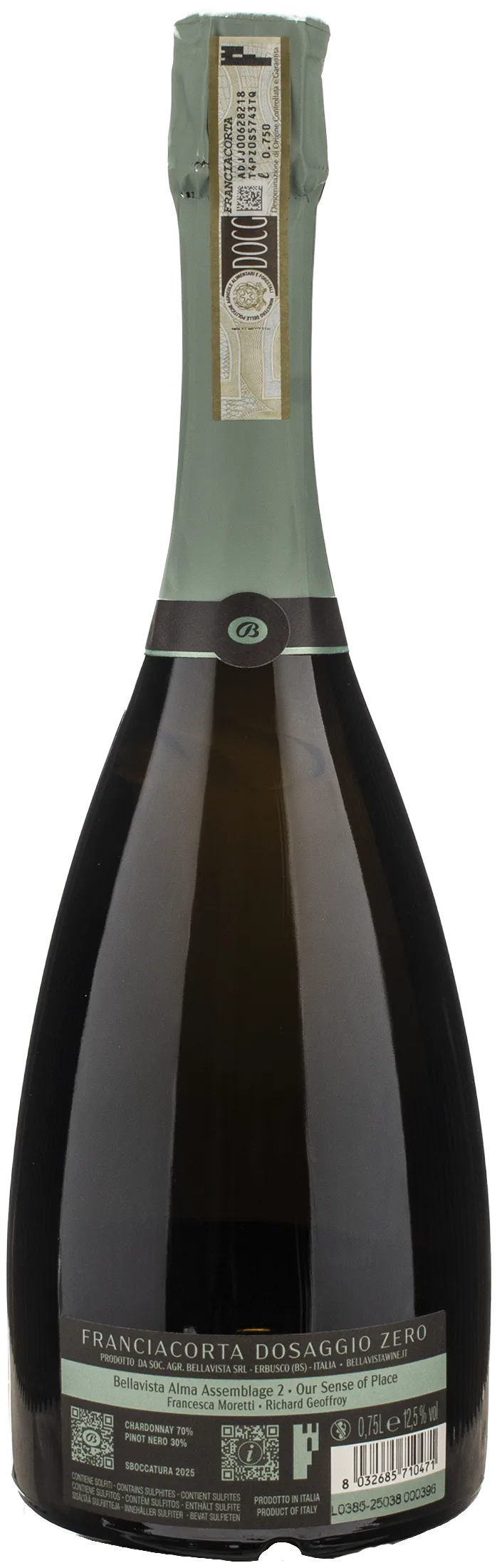 Bellavista Franciacorta Alma Non Dosato Assemblage 2