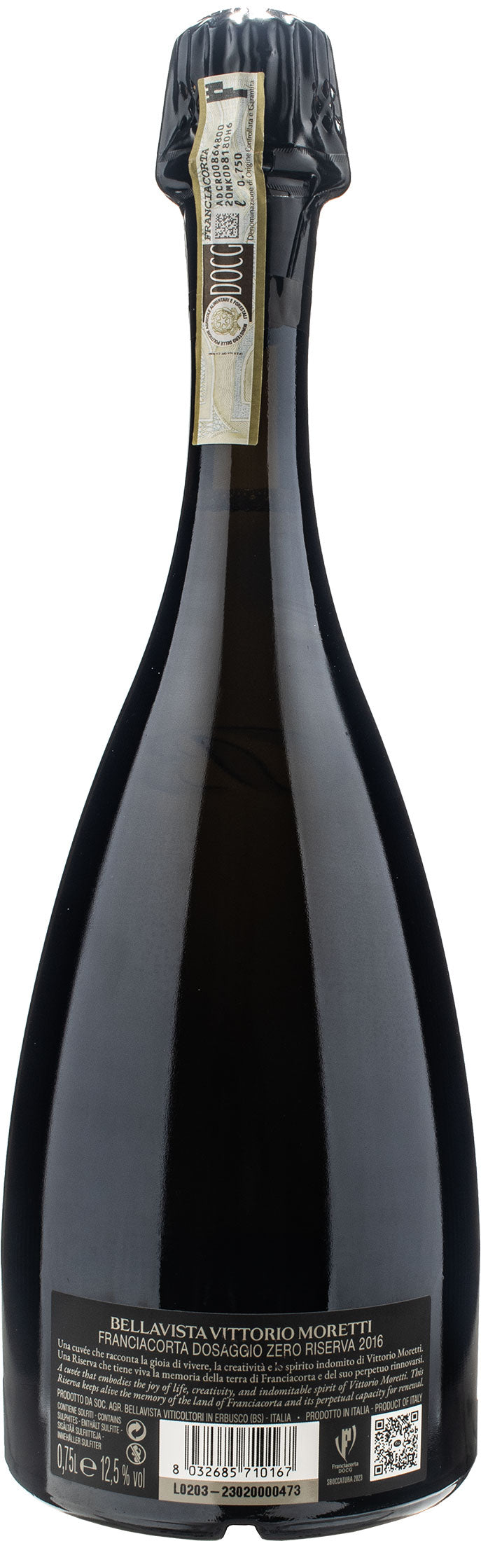 Bellavista Vittorio Moretti 2012年製 Bellavista Franciacorta Riserva Dosaggio Zero 2016 0,75L | XtraWine