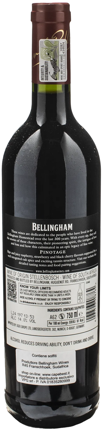 Bellingham Homestead Pinotage 2021