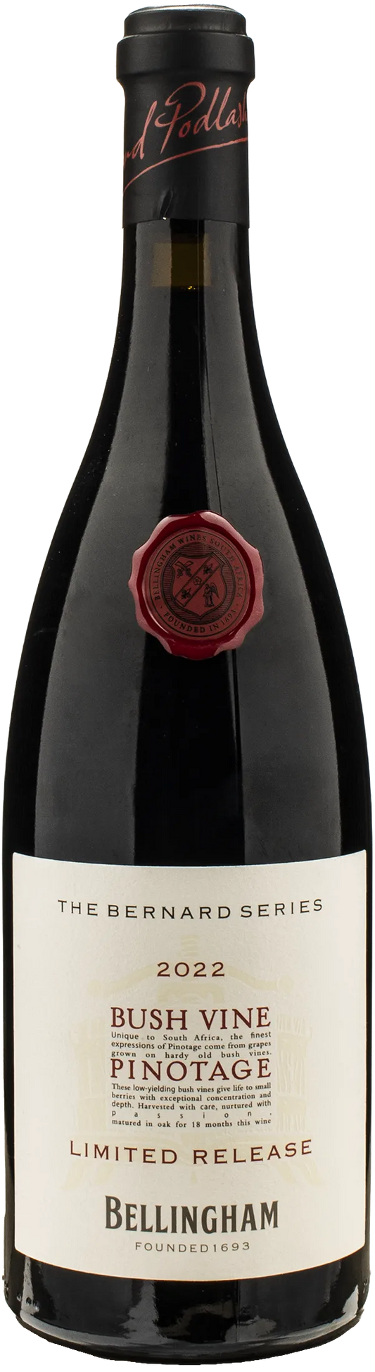 Bellingham The Bernard Series Bush Vine Pinotage Limited Release 2022