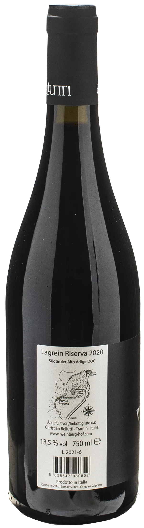 Bellutti Weinberghof Alto Adige Lagrein Riserva 2020