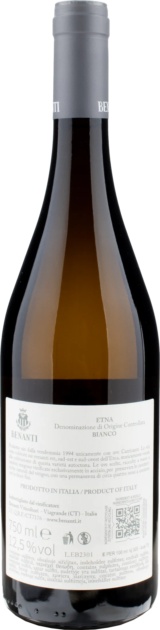 Benanti Etna Bianco 2023