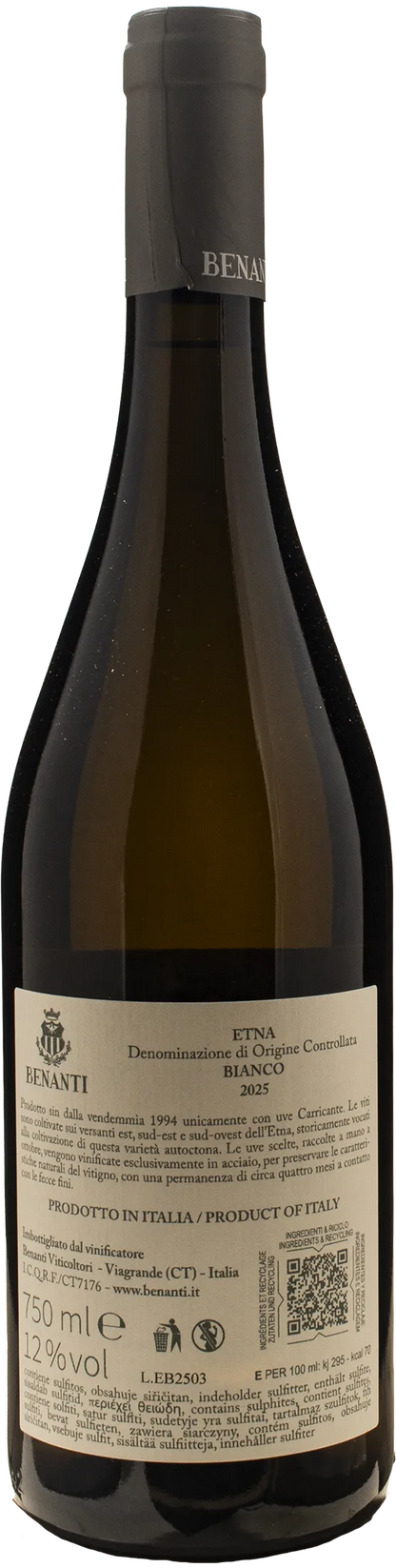 Benanti Etna Bianco 2025