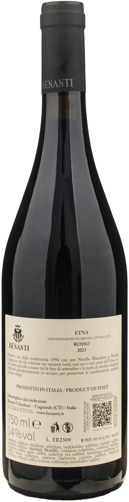 Benanti Etna Rosso 2023