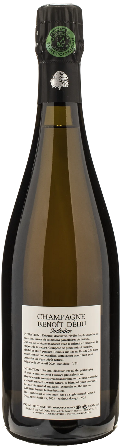 Benoit Dehu Champagne Initiation Brut Nature 2021