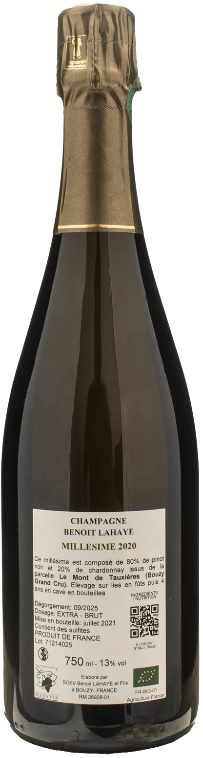 Benoit Lahaye Champagne Grand Cru Extra Brut 2020