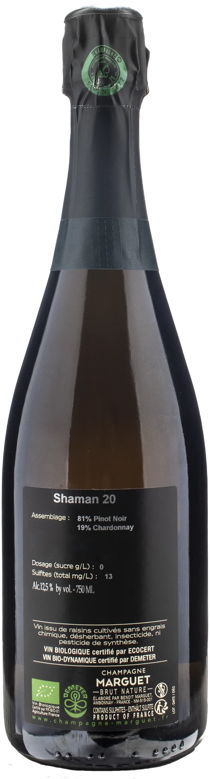 Marguet Champagne Grand Cru Shaman 20 Brut Nature