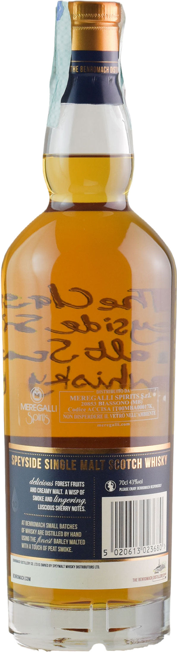 Benromach Speyside Single Malt Scotch Whisky 10 Y.O. 0.7L