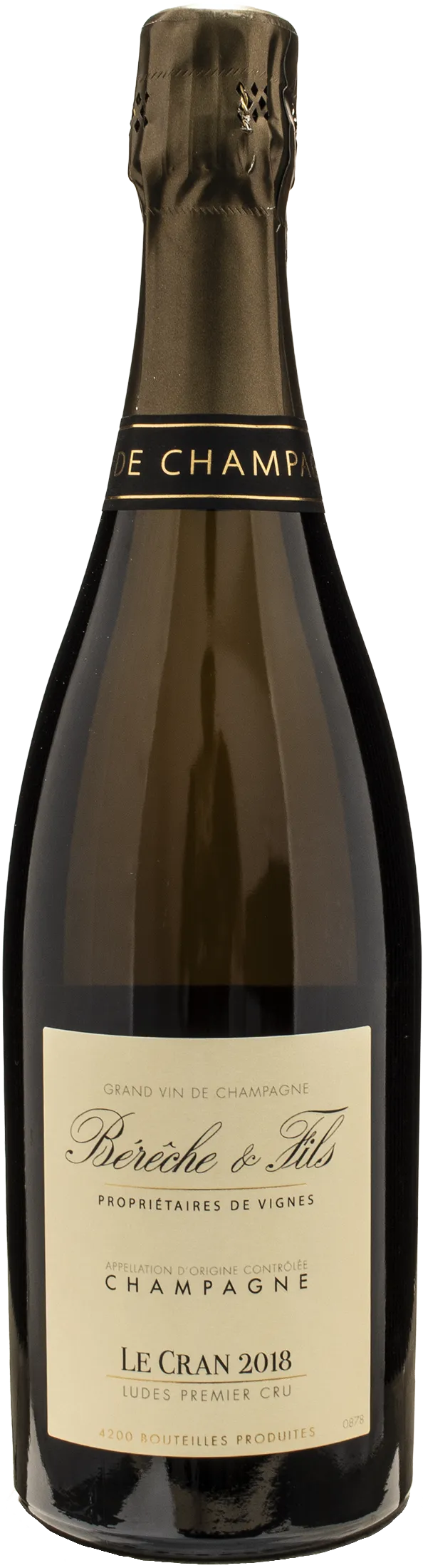 Bereche Champagne 1er Cru Extra Brut Le Cran 2018