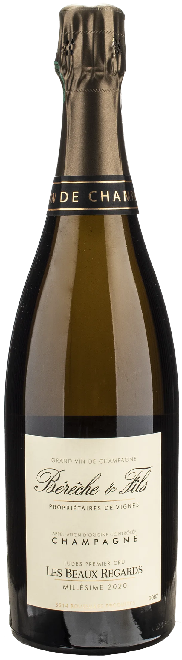 Bereche Champagne 1er Cru Les Beaux Regards Extra Brut Millesime 2020