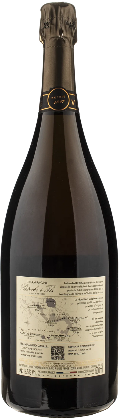 Bereche Champagne Campania Remensis Extra Brut Millesime Magnum 2021