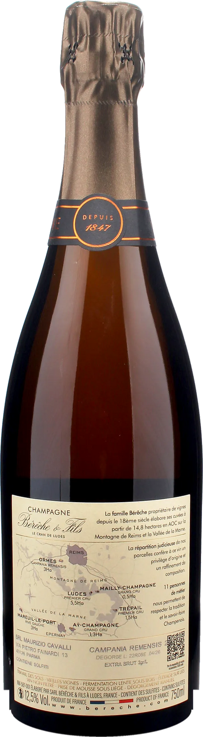 Bereche Champagne Grand Cru Campania Remensis Rosè Extra Brut 2022