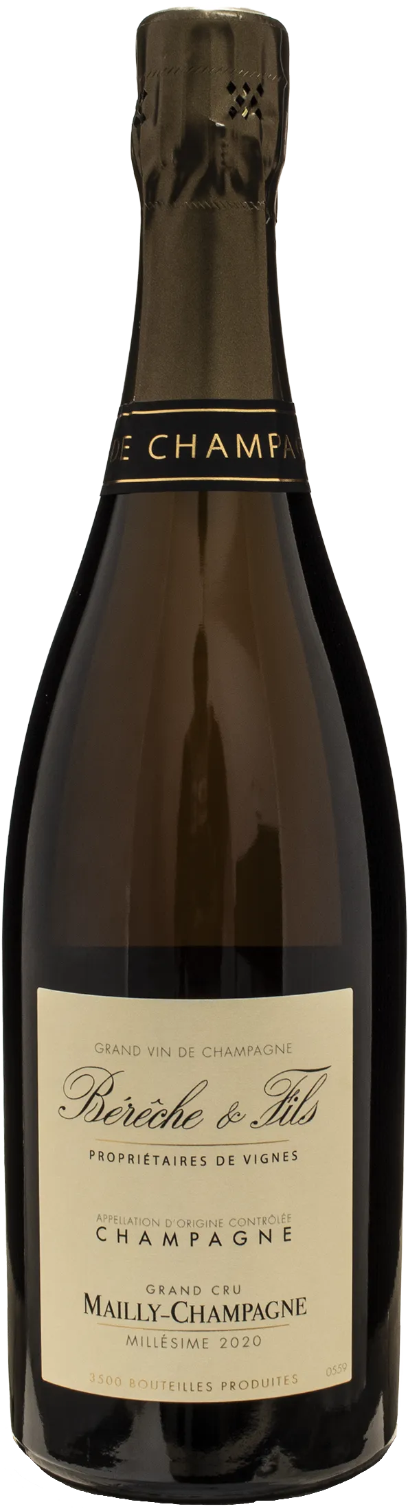 Bereche Champagne Grand Cru Mailly Extra Brut 2020
