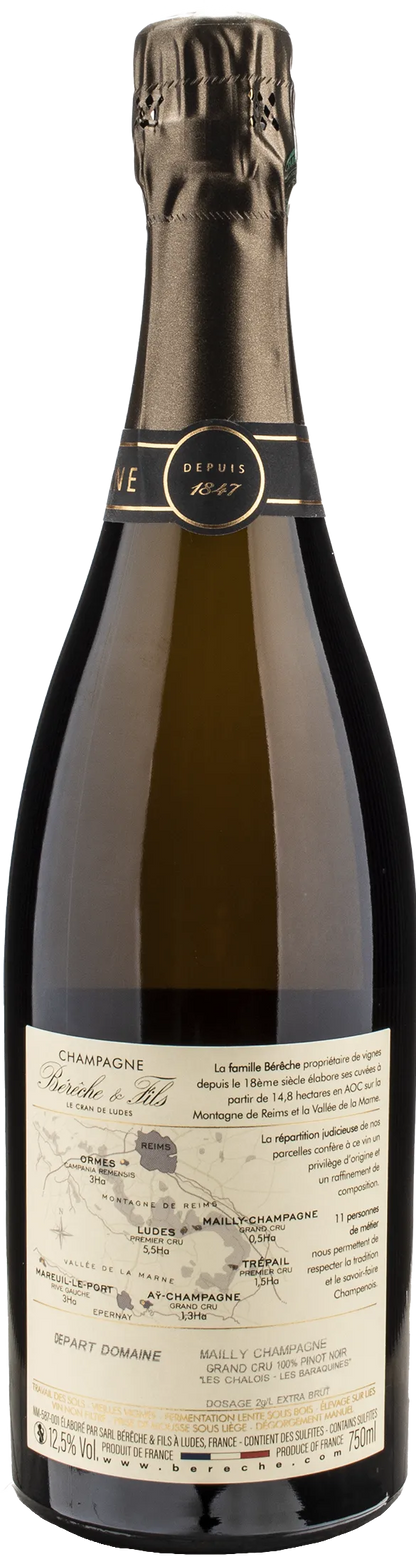 Bereche Champagne Grand Cru Mailly Extra Brut Millesime 2018