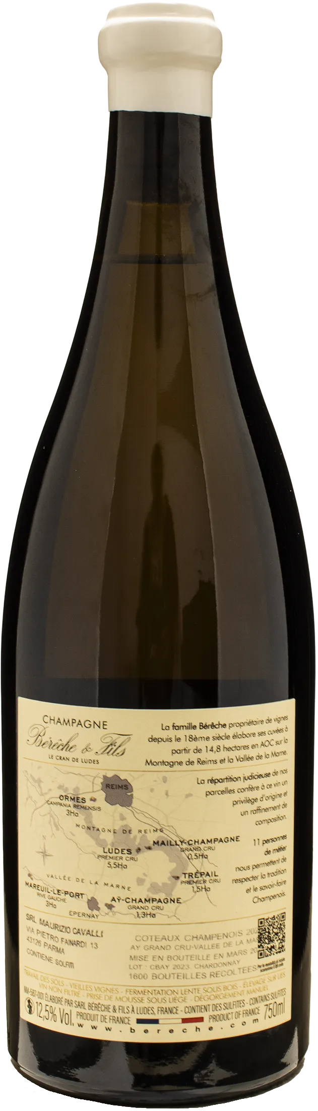 Bereche Coteaux Champenois Grand Cru Ay Blanc 2023