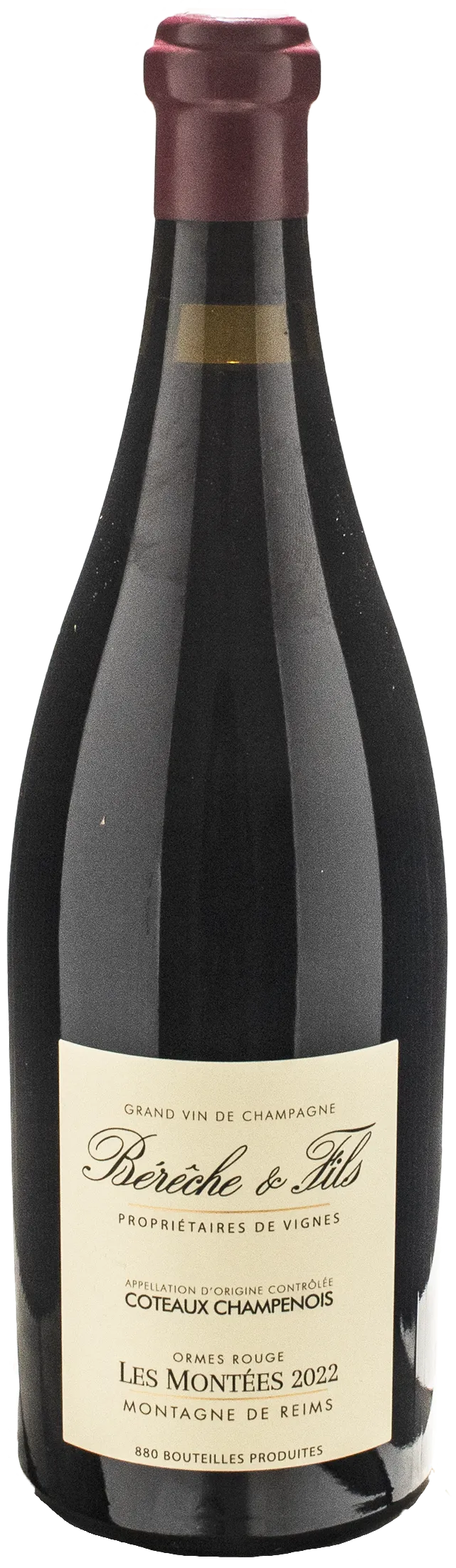 Bereche Coteaux Champenois Rouge Les Montées 2022