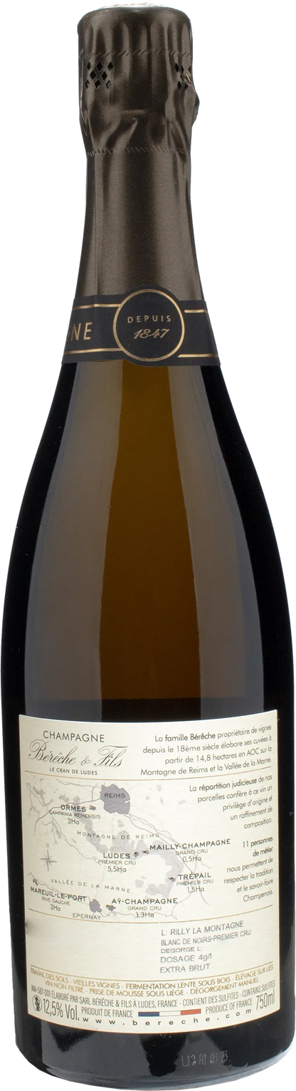 Bereche & Fils Champagne Rilly La Montagne 1er Cru Extra Brut 2019