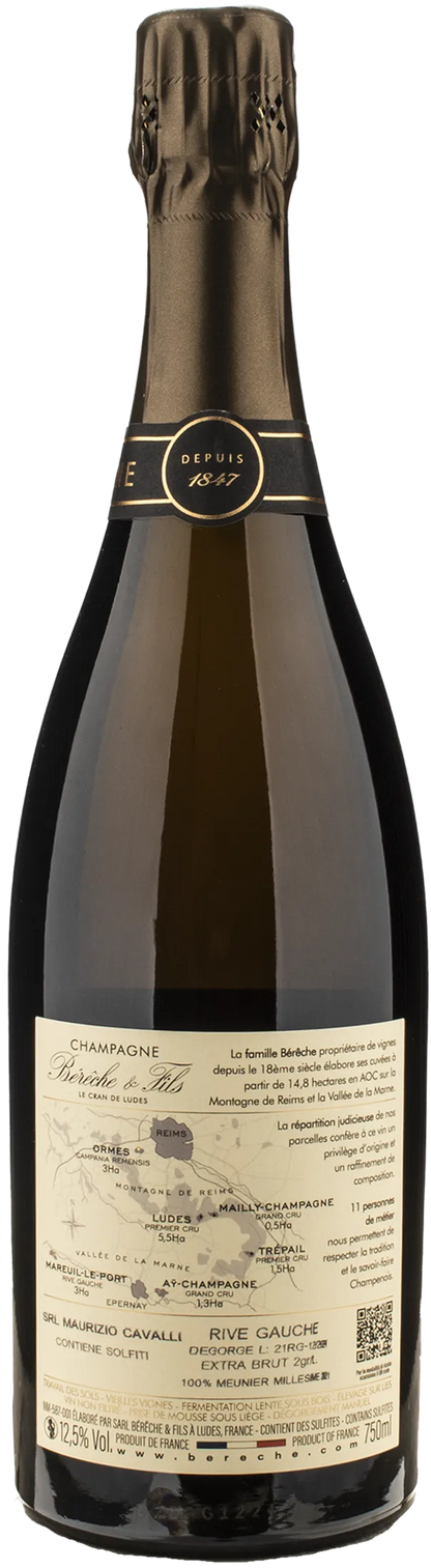 Bereche & Fils Champagne Rive Gauche Extra Brut Millesime 2021