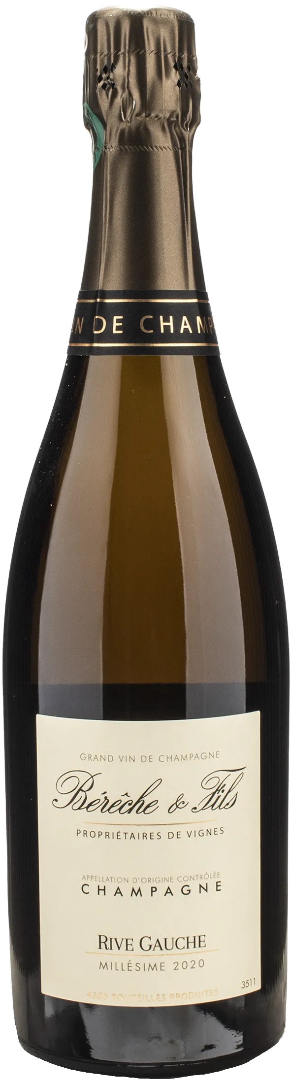 Bereche & Fils Champagne Rive Gauche Extra Brut Millesime 2020
