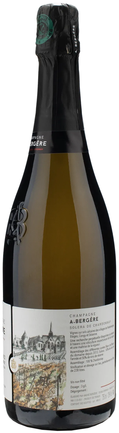 Bergere Champagne Blanc de Blancs Solera Brut