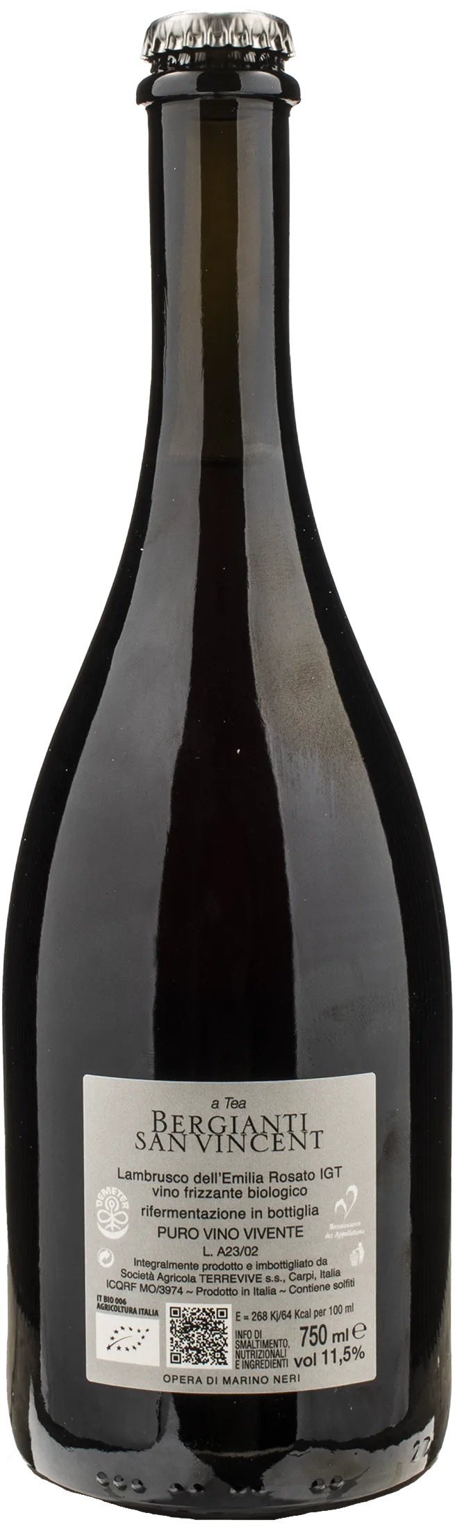 Bergianti Rosato Rifermentato Saint Vincent 2023