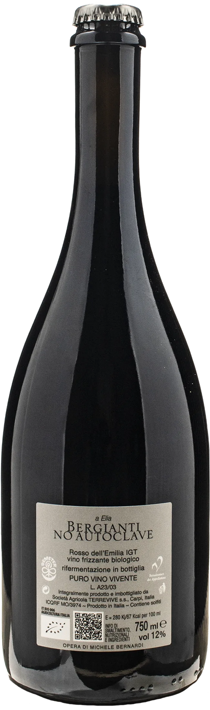 Bergianti Rosso Rifermentato No Autoclave 2023