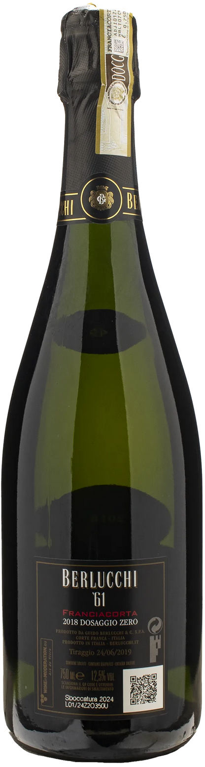 Berlucchi '61 Franciacorta Nature Dosaggio Zero 2018