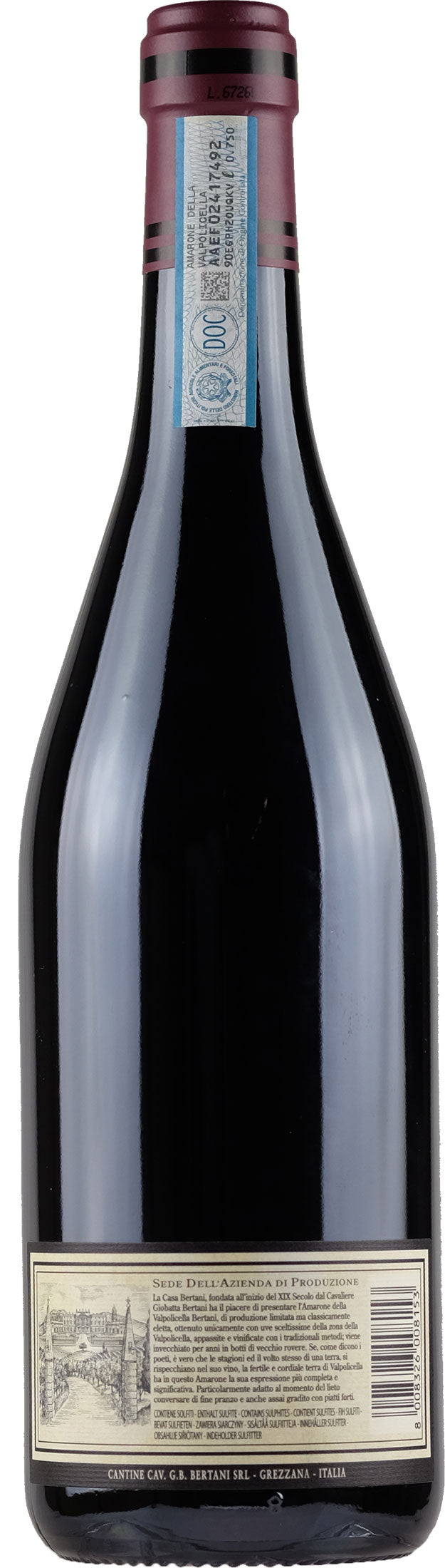 Bertani Amarone della Valpolicella Classico 2008