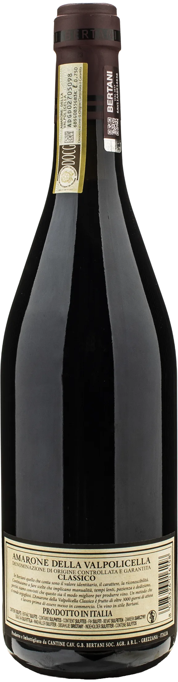 Bertani Amarone della Valpolicella Classico 2016