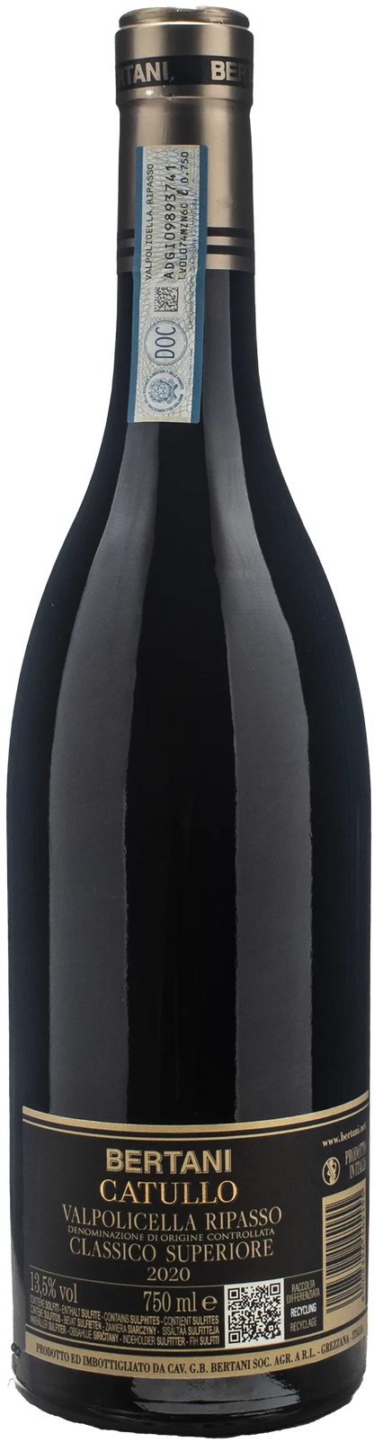 Bertani Valpolicella Ripasso Classico Superiore Catullo 2020
