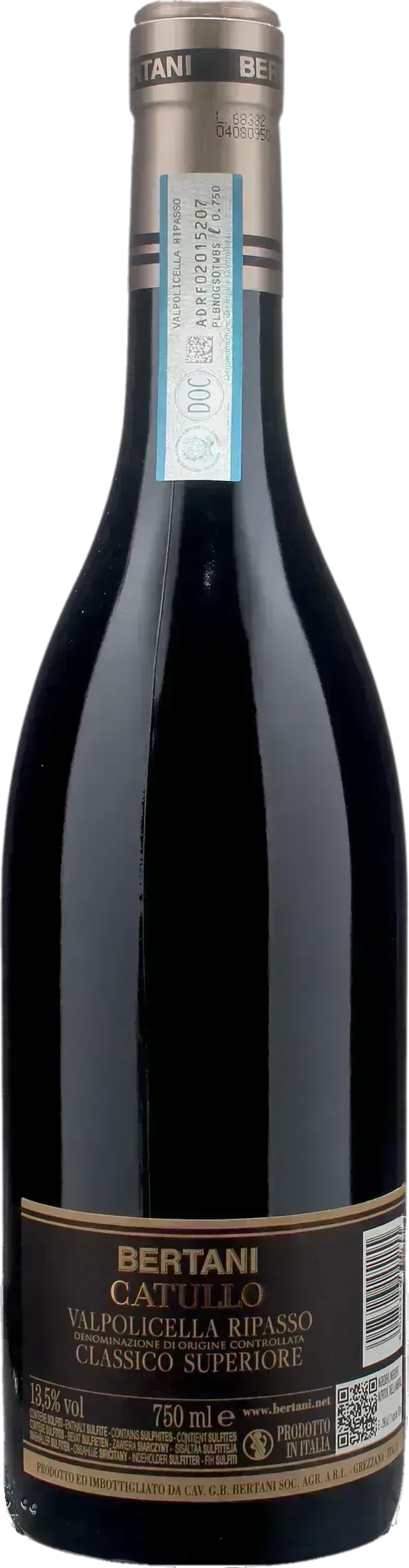 Bertani Valpolicella Ripasso Classico Superiore Catullo 2022