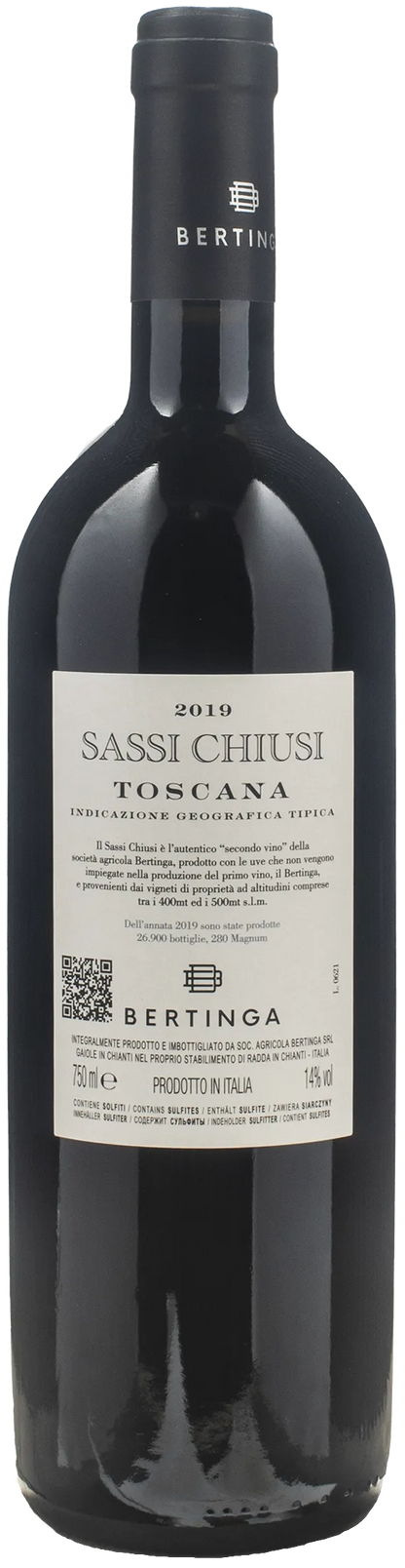Bertinga Toscana Rosso Sassi Chiusi 2019