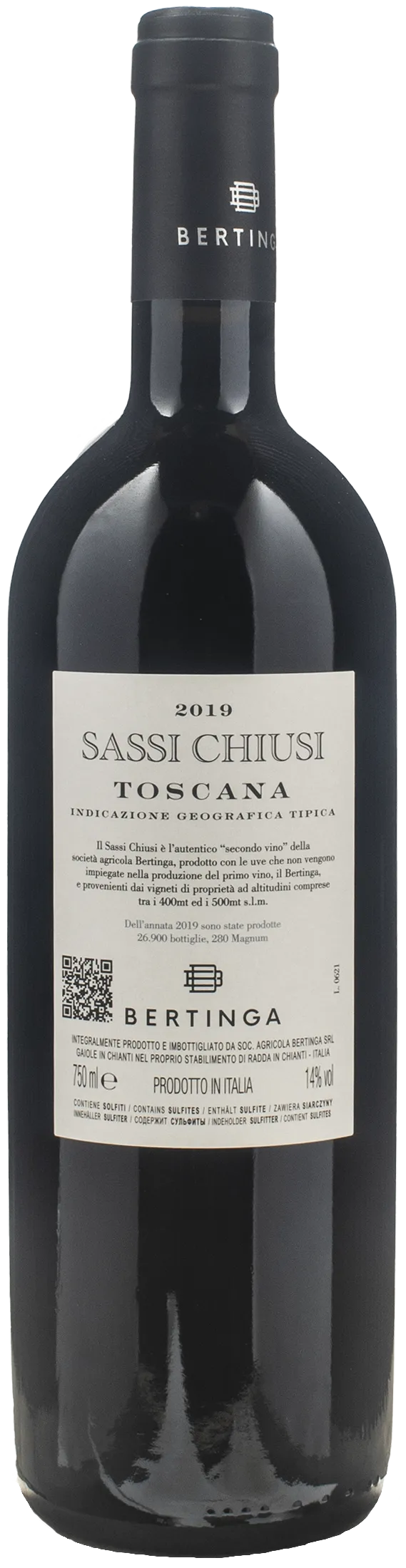 Bertinga Toscana Rosso Sassi Chiusi 2019