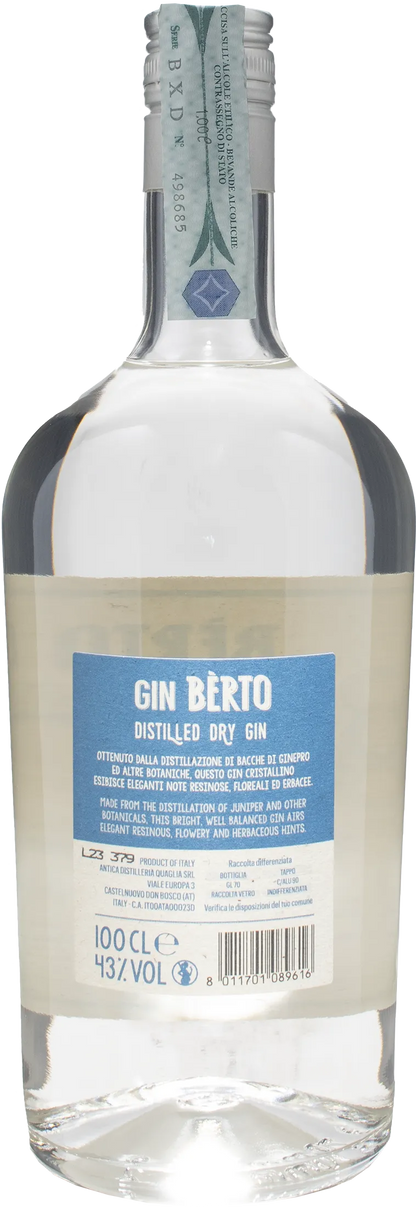 Berto Gin Dry 1L
