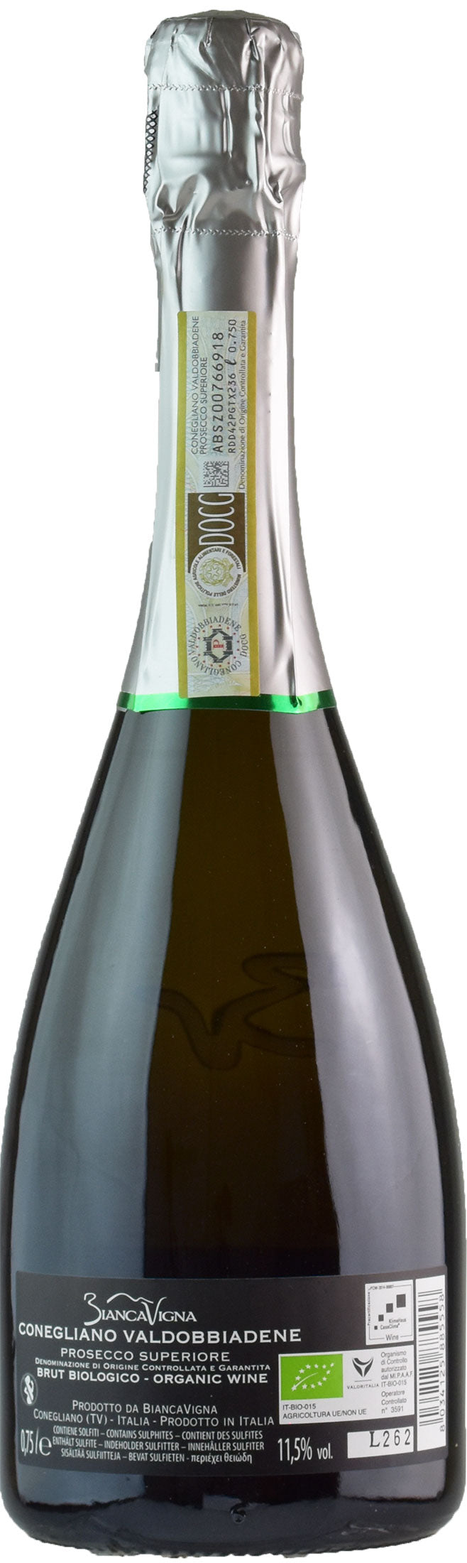Biancavigna Conegliano Valdobbiadene Prosecco Brut 2021