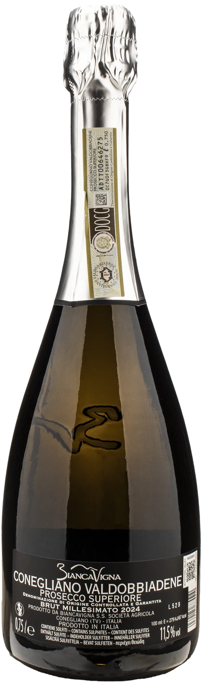 Biancavigna Conegliano Valdobbiadene Prosecco Superiore Brut Millesimato 2024