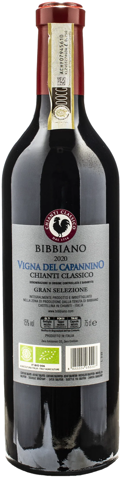 Bibbiano Chianti Classico Gran Selezione Vigna del Capannino 2020