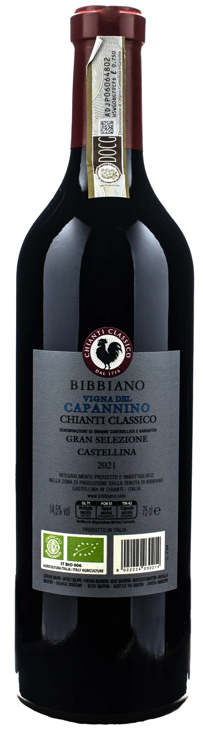 Bibbiano Chianti Classico Gran Selezione Vigna del Capannino 2021