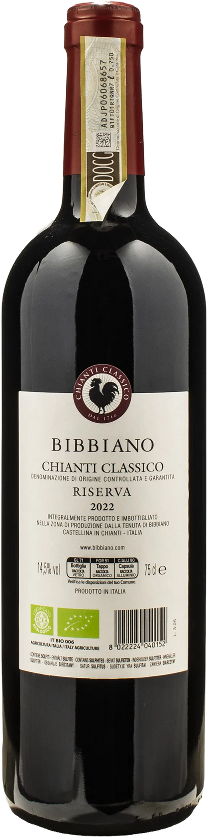 Bibbiano Chianti Classico Riserva 2022