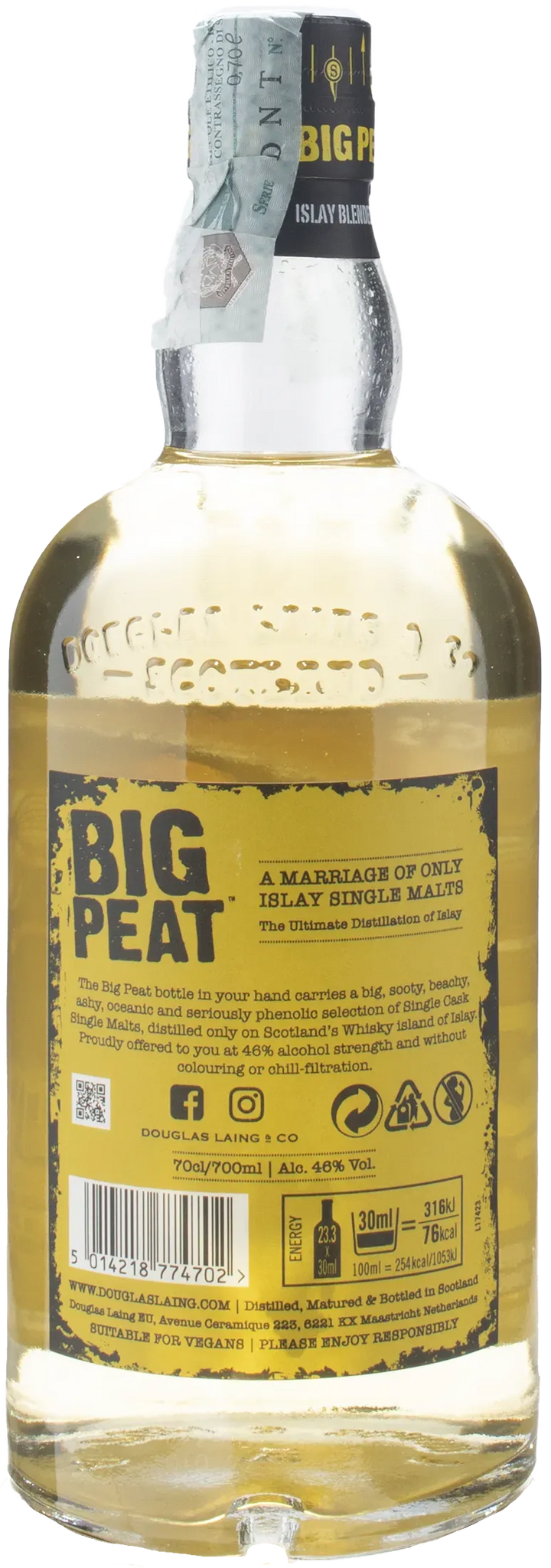 Big Peat Whisky Islay Blended Malt Scotch Whisky 0.7L