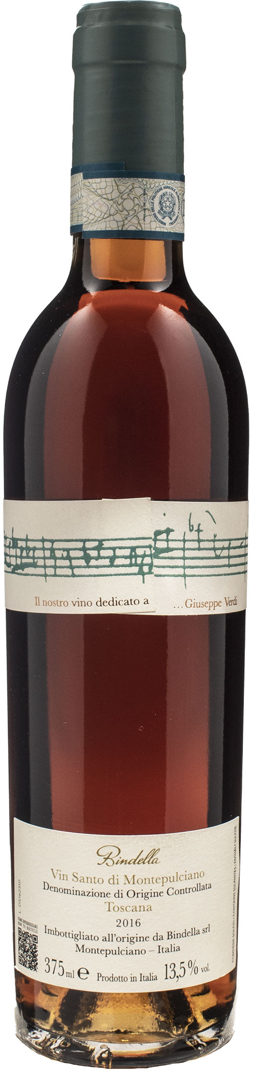 Bindella Vin Santo di Montepulciano Dolce Sinfonia Tenuta Vallocaia 0.375L 2016