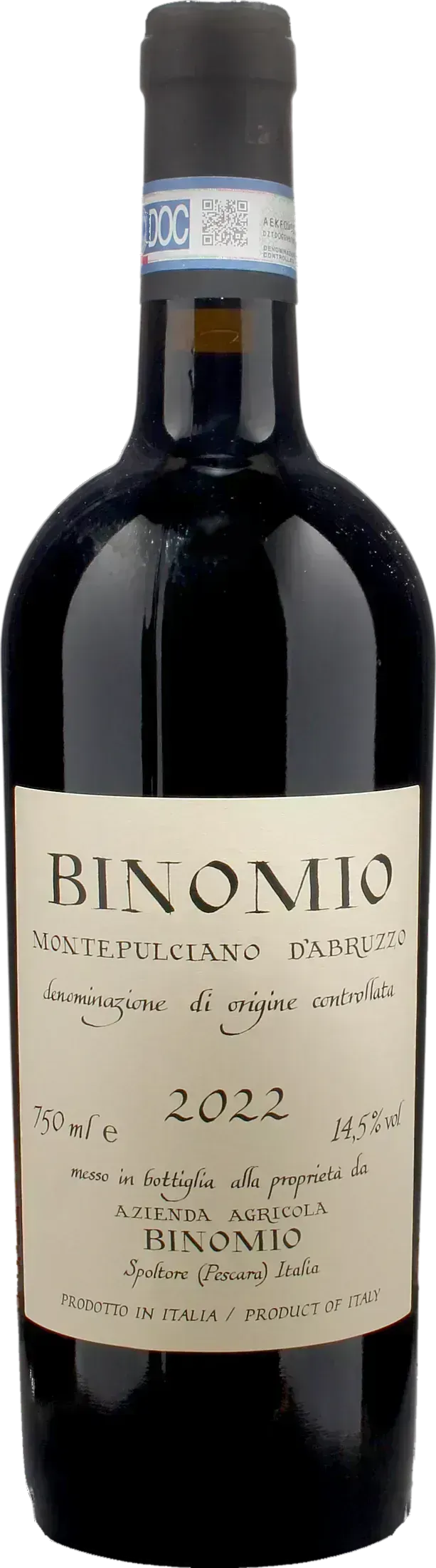 Binomio Montepulciano d'Abruzzo 2022