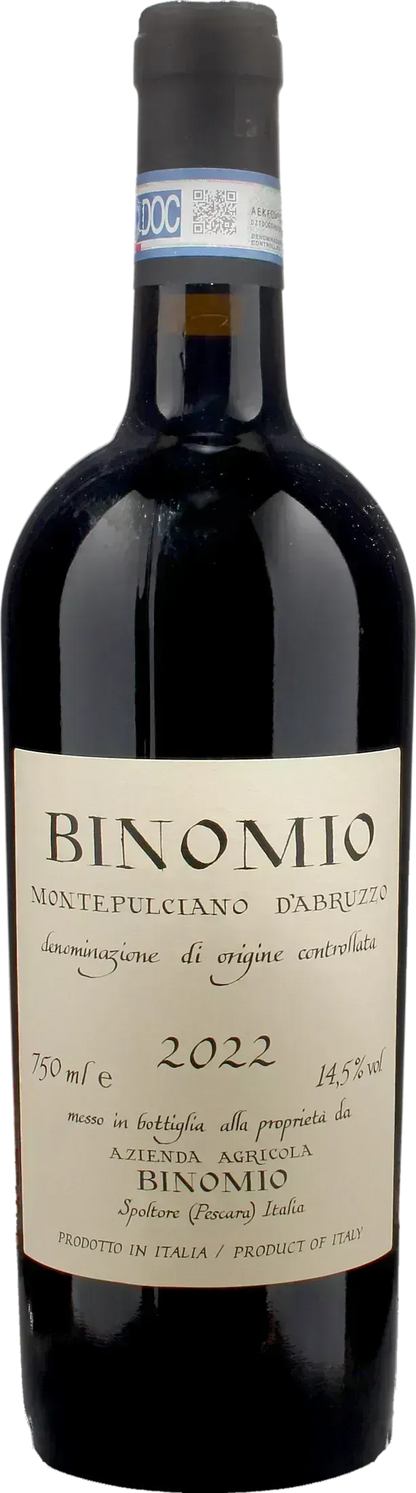 Binomio Montepulciano d'Abruzzo 2022