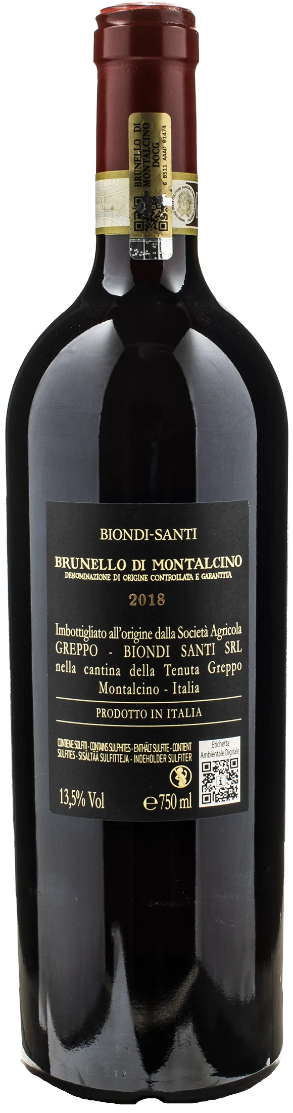 Biondi Santi Brunello di Montalcino Greppo 2018