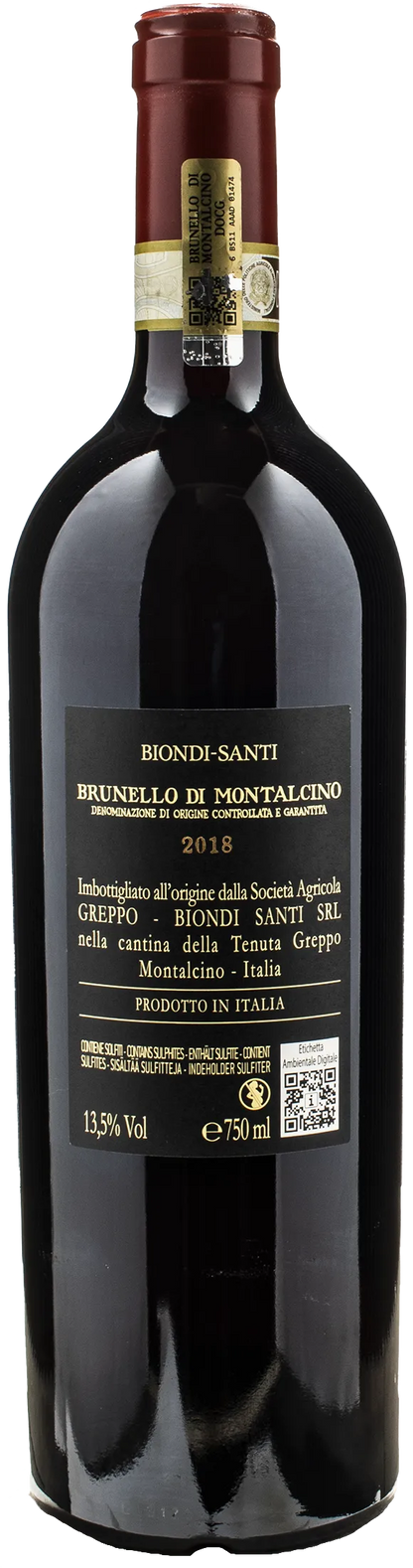 Biondi Santi Brunello di Montalcino Greppo 2018