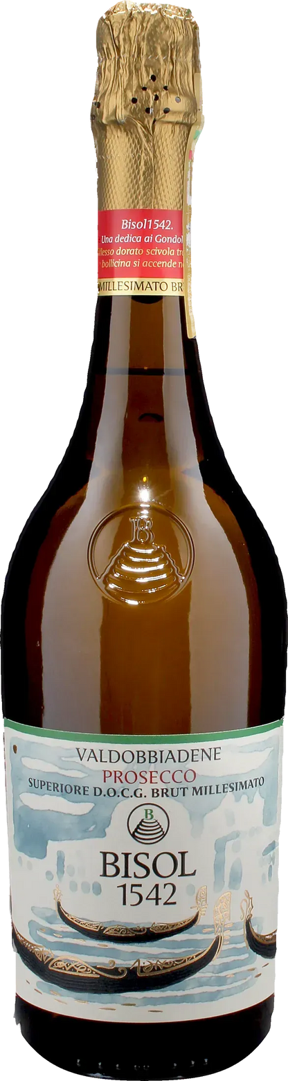 Bisol 1542 Valdobbiadene Prosecco Superiore Brut Millesimato I Gondolieri 2025