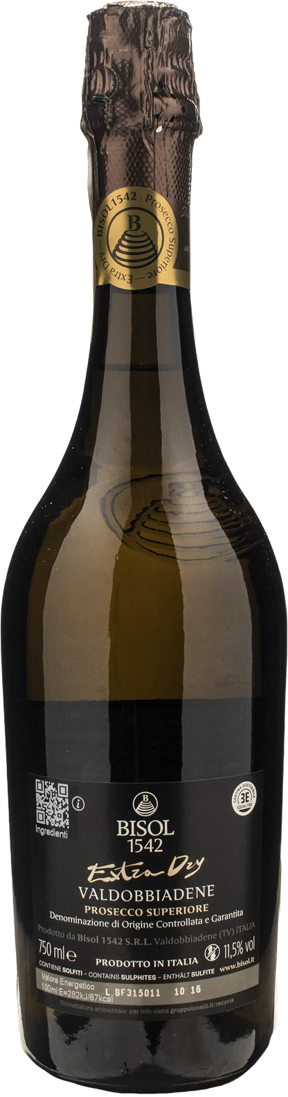 Bisol 1542 Valdobbiadene Prosecco Superiore Cuvee Eroiche Extra Dry