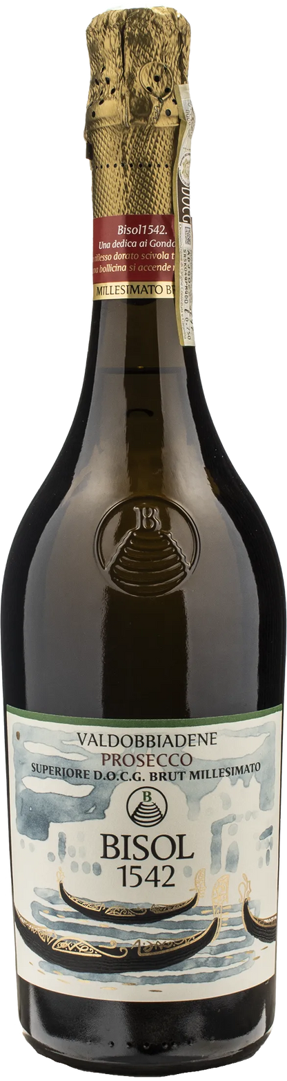 Bisol 1542 Valdobbiadene Prosecco Superiore Brut Millesimato I Gondolieri 2024