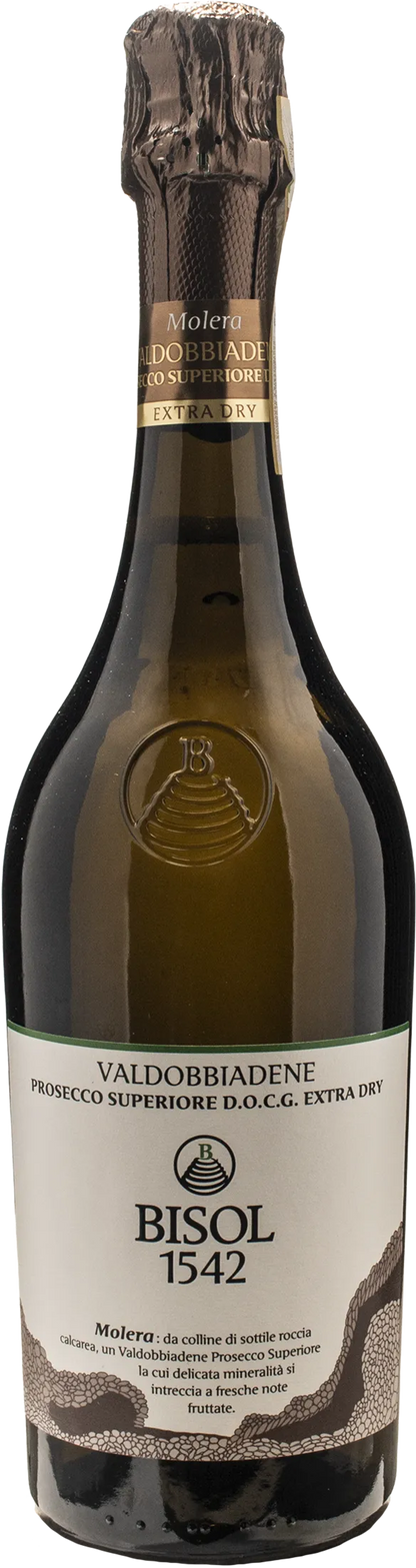 Bisol 1542 Valdobbiadene Prosecco Superiore Molera Extra Dry 2025
