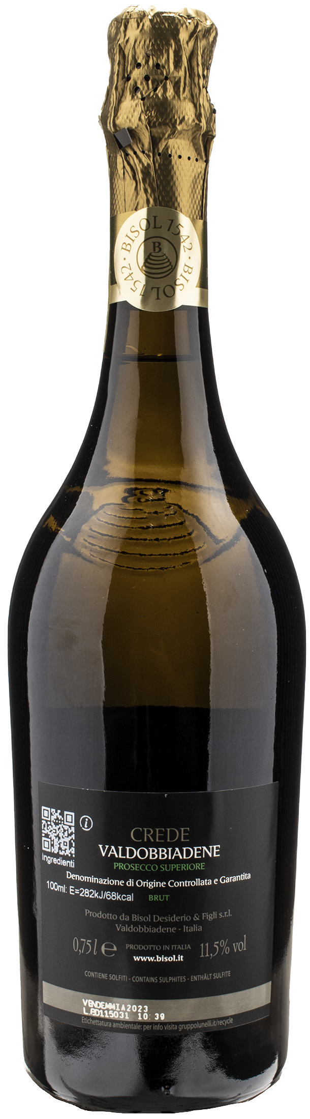 Bisol Valdobbiadene Prosecco Superiore Crede Brut 2023